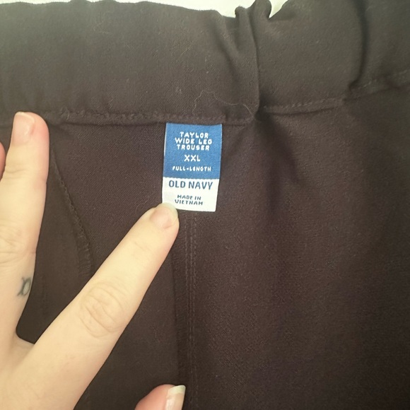 Old Navy | Woman’s Sz XXL | Black Taylor Wide Leg Pants - Picture 7 of 7